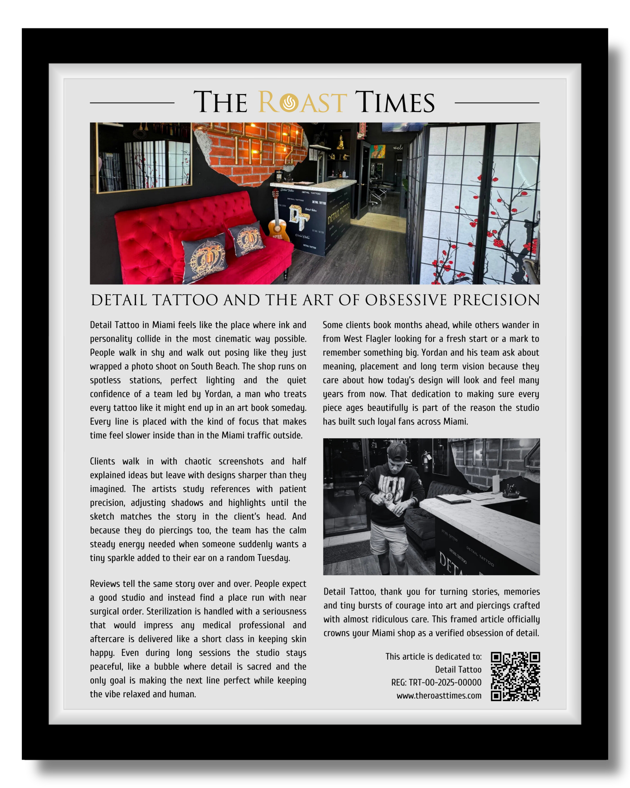 Detail Tattoo and the Art of Obsessive Precision