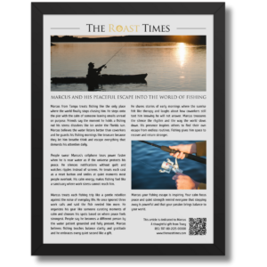 Gift for a person who has everything, a personalized framed article