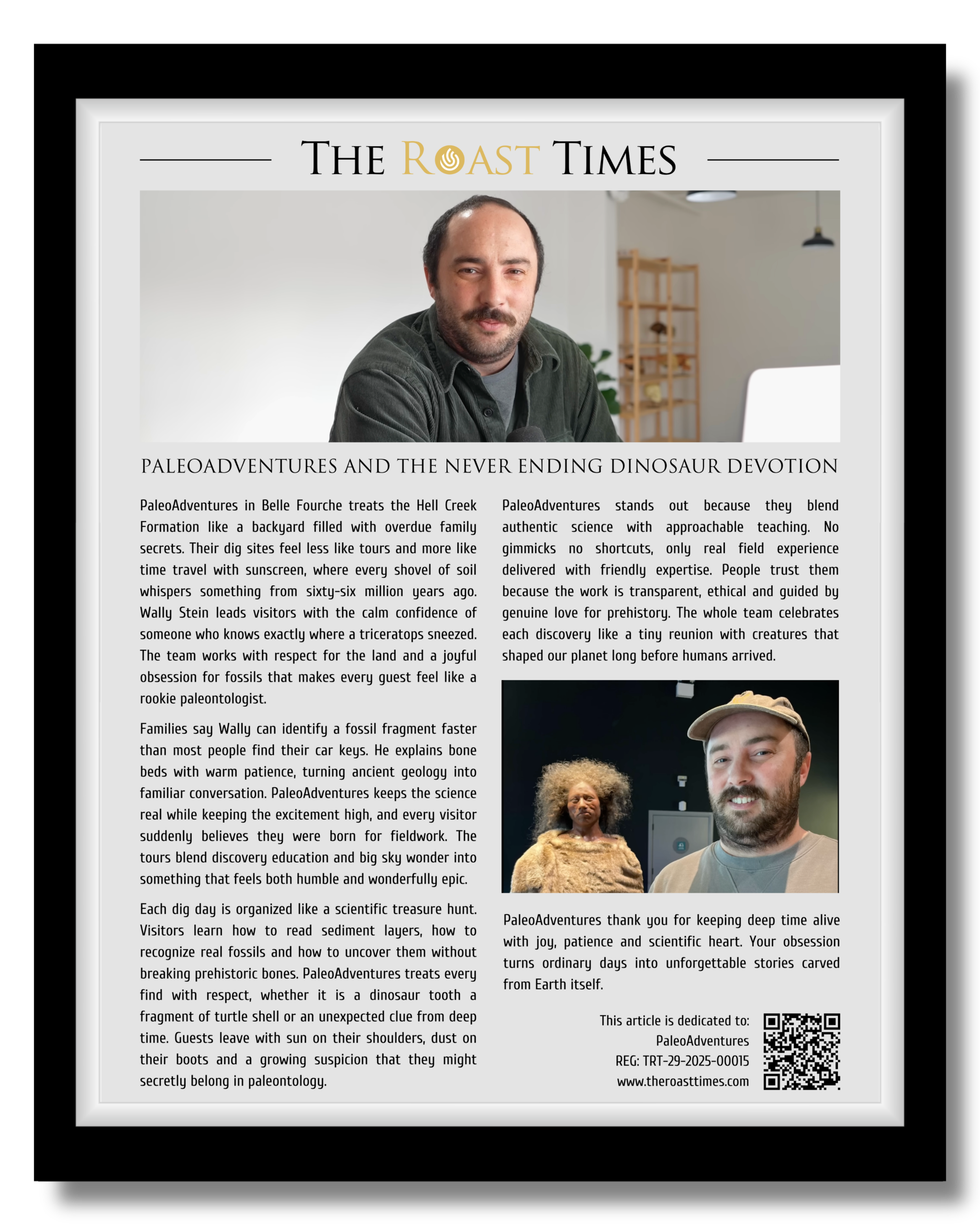 Stefan Milo and the deep time neighborhood